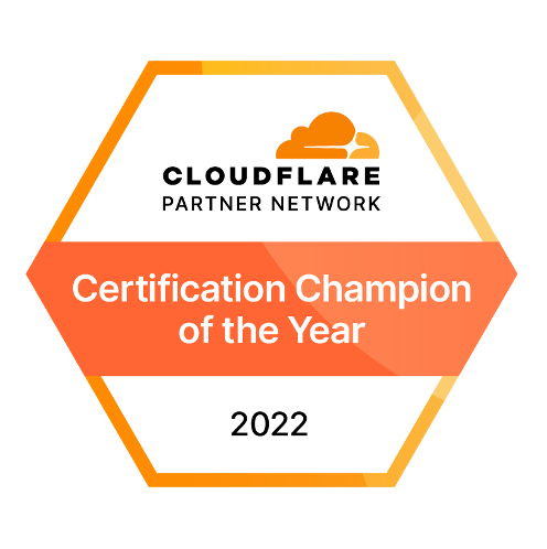 Cloudflare certification champion